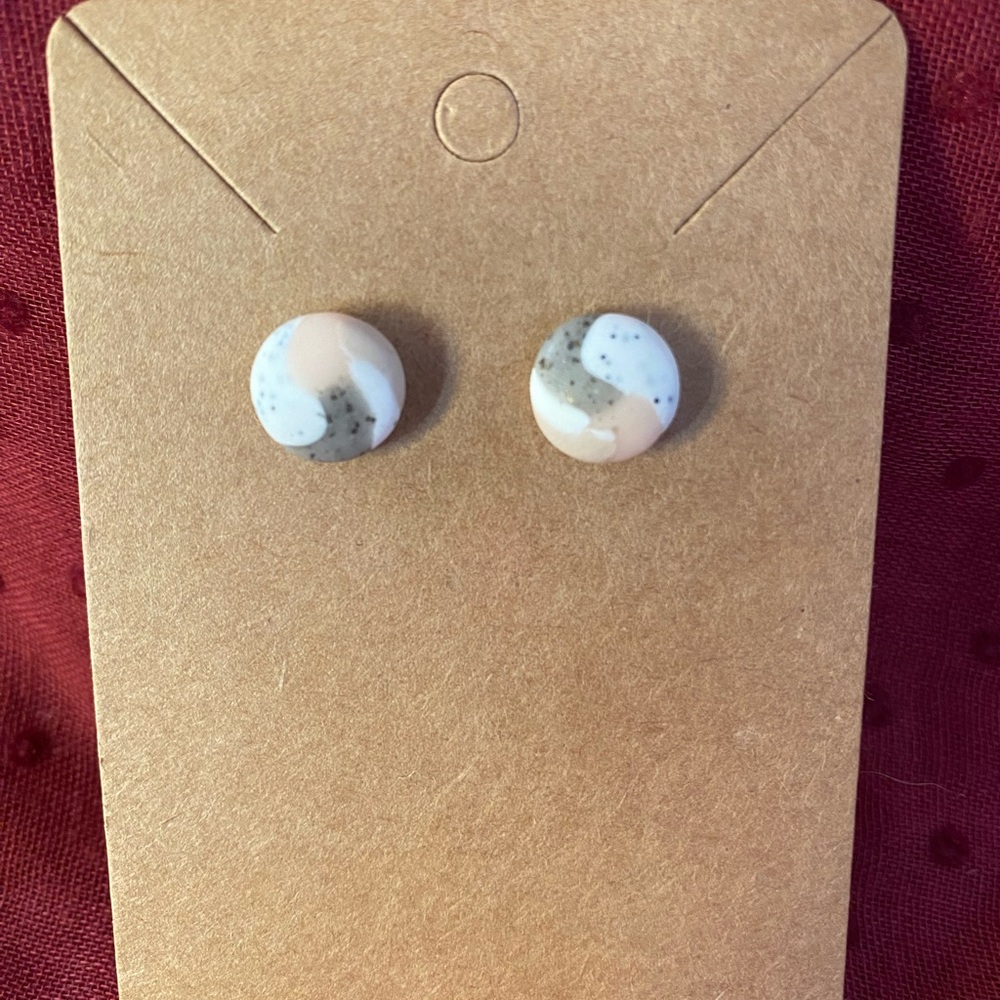 Elegant Multicolor Stud Earrings